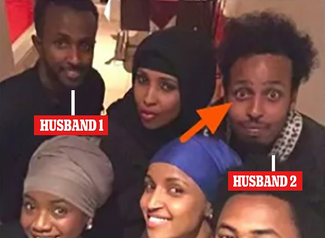 Ilhan Omar with two husbands